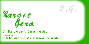 margit gera business card